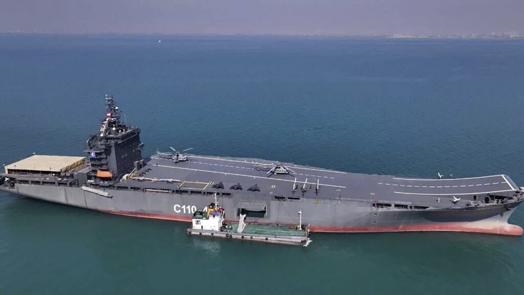 Iran inaugurates its first drone-carrier warship