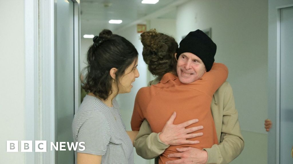 Three Israeli hostages and dozens of Palestinian prisoners released